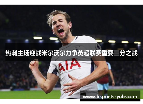 热刺主场迎战米尔沃尔力争英超联赛重要三分之战